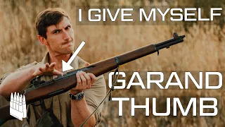 I give myself Garand Thumb / we find out how painful garand thumb is