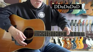 INSTRUCTION "Time for Me to Fly" Tuning and Strum Patterns