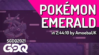 Pokémon Emerald by AmoebaUK in 2:44:10 - Summer Games Done Quick 2021 Online