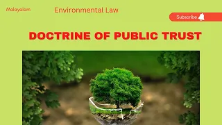 Doctrine of Public Trust | Environmental Law