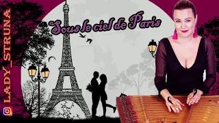 Cover dulcimer "Sous le ciel de Paris" Samokhina Eugene playing covers on dulcimer cymbals