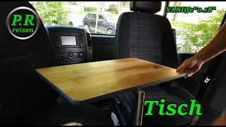 Tisch abnehmbar und drehbar. Ausbau zum Wohnmobil.VANlife"0.18" Mercedes Sprinter