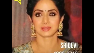 Sridevi memorial 1963 to 2018