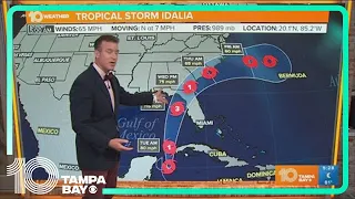 Tracking the Tropics: Idalia strengthens, expected to become hurricane Monday | 5 a.m. update