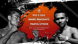 #PrideOfBohol: Mark Magsayo vs Panya Uthok for WBC Asia Featherweight Championship