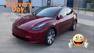 Took delivery of my new 2024 TESLA MODEL Y Long Range Dual Motor!