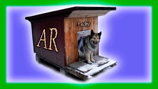 Утепленная будка для собаки зимой в мороз / Шторка для лаза из ПВХ завесов