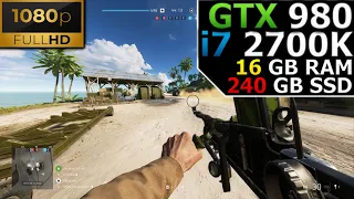 Battlefield V | 1080p | GTX 980 | i7 2700K | 16GB RAM | 240GB SSD