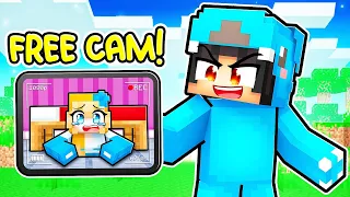 Using FREECAM to CHEAT Hide and Seek in Minecraft!