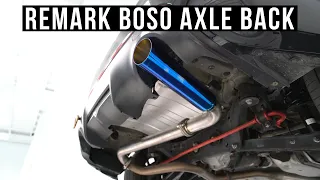 Remark Boso Axle Back Muffler Delete | FRS BRZ 86