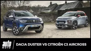 2018 Dacia Duster vs Citroën C3 Aircross : lutte des classes