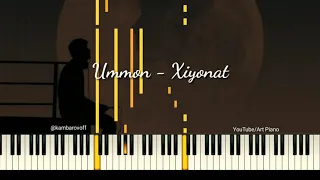 Ummon - Xiyonat karaoke (lyric video with translate) english, russian