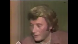 Johnny Hallyday interviewer par Jean-Luc BERTRAND  à Pétange, en1981'sur RTL Télévision (BELGIQUE)