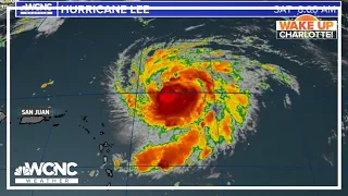 Hurricane Lee powerful Category 3 major