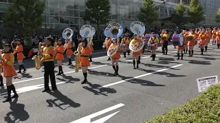 MARCHING CARNIVAL IN BEPPU 2021 京都橘 オープニングパレード グローバルタワー前富士見通り KYOTO TACHIBANA SHS BAND ハロウィンバージョン