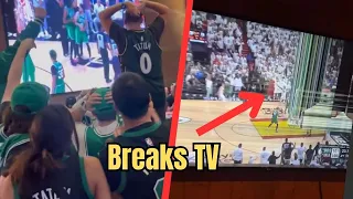 NBA Fans Reactions To Derrick White Game 6 Buzzer Beater! Hilarious Reactions!