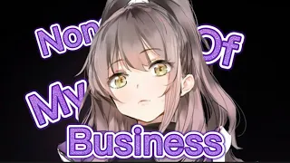 Cher Lloyd- None of my business •Nightcore• (Lyrics)