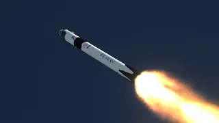 SpaceX Dragon2 Mission in KSP with cinematic simulation