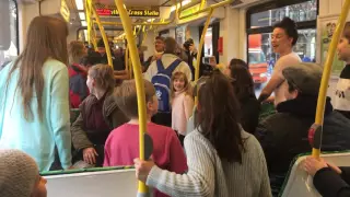 THE LONELY GOATHERD on YARRA TRAMS - 24 JUNE MELBOURNE 2016