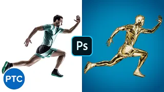 Turn Your Photos Into Gold Statues in Photoshop [Quick & Easy!]