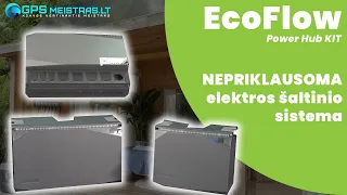 EcoFlow off grid sistema | Nepriklausoma elektros šaltinio sistema