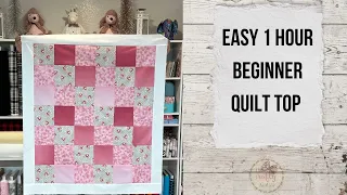 Easy 1 Hour Beginner Quilt Top: Part 1