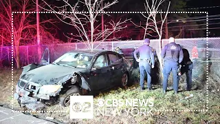 Crash damages LIRR tracks overnight in Suffolk County