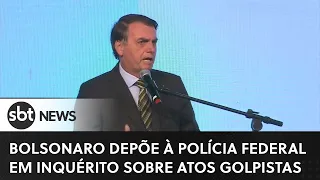 Bolsonaro depõe à Polícia Federal em inquérito sobre atos golpistas | #SBTNewsnaTV (26/04/23)