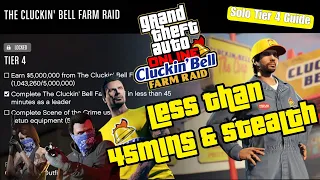 GTA: Online Cluckin' Bell Farm Raid In Less Than 45 Mins & Stealth (Solo)