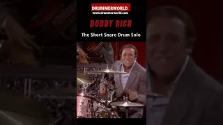 Buddy Rich: The SHORT Snare Drum Solo - 1982