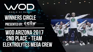 Elektrolytes Mega Crew | 2nd Place Team | Winners Circle | World of Dance Arizona 2017 | #WODAZ17