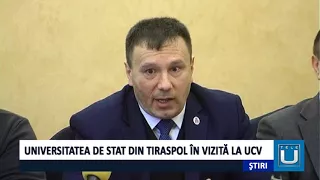 Universitatea de Stat din Tiraspol în vizită la UCv