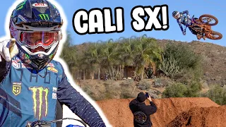 HAIDEN DEEGAN'S FIRST TIME RIDING STAR YAMAHA'S CA SX TRACK!!