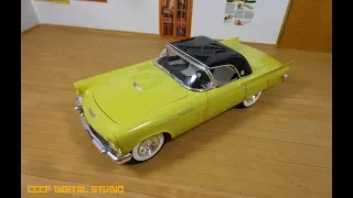 Building the AMT 1957 Ford Thunderbird in 1/25 scale.