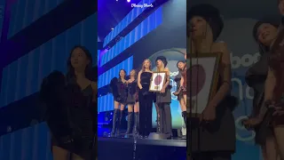 Twice receiving Breakthrough Award Billboard Women In Music
