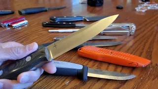 Fallknive F1 COS - my favorite knife and one of the Best knives. **Convex grind (correction)