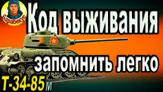 КОД ВЫЖИВАНИЯ ^ 5 причин отъезжать от союзников World of Tanks Т-34-85 М Т 34 85 wot не Rudy Руди