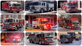 Best of Firetrucks and Ambulances Responding Compilation Part 1 Jan. to April- Best of Sirens