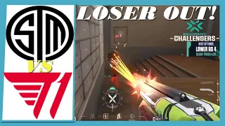 LOSER OUT ! TSM vs T1 | HIGHLIGHTS | VCT 2022 NA Stage 1 Challengers - Open Qualifier 1.