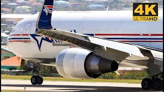 Runway 25 | Cargo Birds | Amerijet 767-300F - FedEx Cessna Caravan | St. Kitts Eastern Caribbean