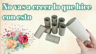 ¡Como convertir un tubo de papel de baño en algo increíblemente útil para tu zona de trabajo! DIY