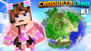 ASI COMIENZA mi VIDA en CROQUETALAND 😅 Nueva Serie Minecraft 😱 CroquetaLand Cap 1 Sandra Cires Play