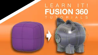 Fusion 360 - (1/4) Form T-Spline Modeling Fundamentals For Beginners - Lesson 13