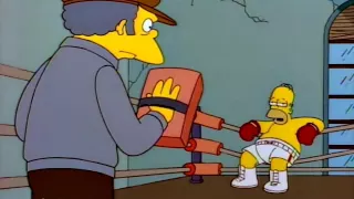 Homer's Boxing Practice