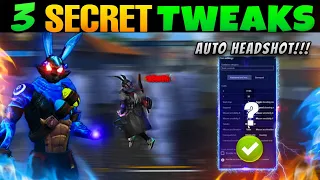 Best Secret TWEAKS For Free Fire PC Auto Headshot No Recoil | Bluestacks 5 | Msi 5