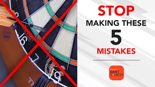 5 MOST COMMON MISTAKES MADE BY DARTS PLAYERS! 🎯🚫