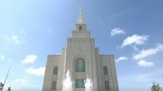 Rare look inside secretive Mormon temple