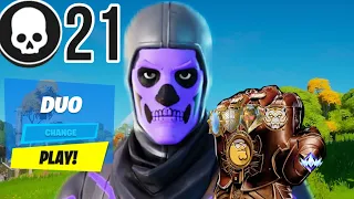 Duo Purple Skull Troopers Last Win of Chapter 5 Season 1 (PC) (Controller)