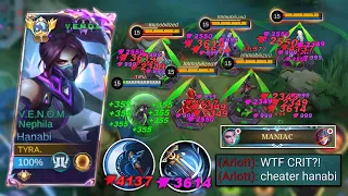 HANABI USERS, TRY ABUSING THIS NEW DOUBLE CRITICAL DAMAGE BUILD!🔥 HANABI BEST BUILD 2024 (MUST TRY)