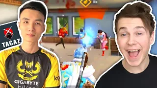 PANDA REACTS TO TACAZ | PUBG MOBILE